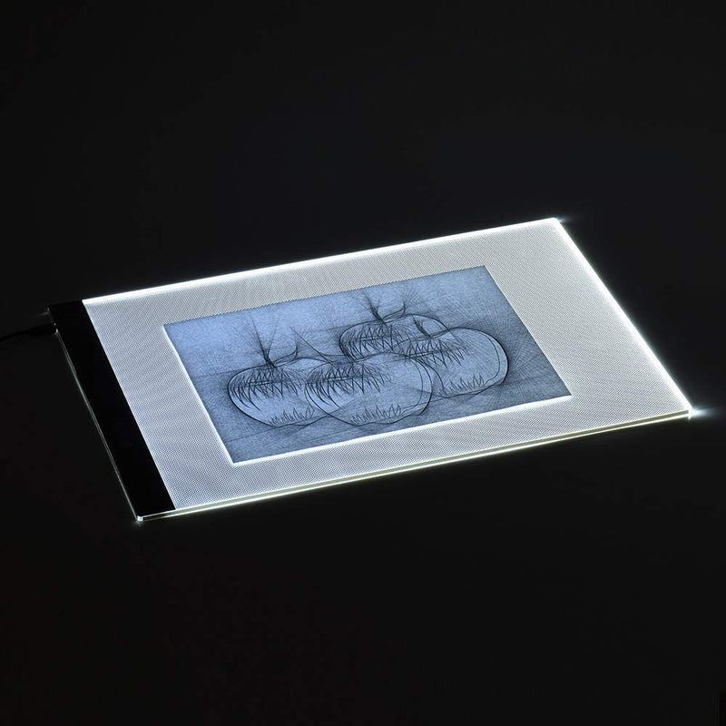 Aibecy A4 Light Box Drawing Ultra-thin Portable LED Tracer Table Painting Tracing Pad Copy Board Panel with Stepless Dimmable Brightness Memory Function for Artist Animation X-Ray Viewing Tattoo