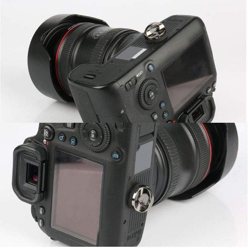 [AUSTRALIA] - KingBra 1/4" Quick Install Metal Screw Holder for Quick Release Camera Neck Strap 6pcs 