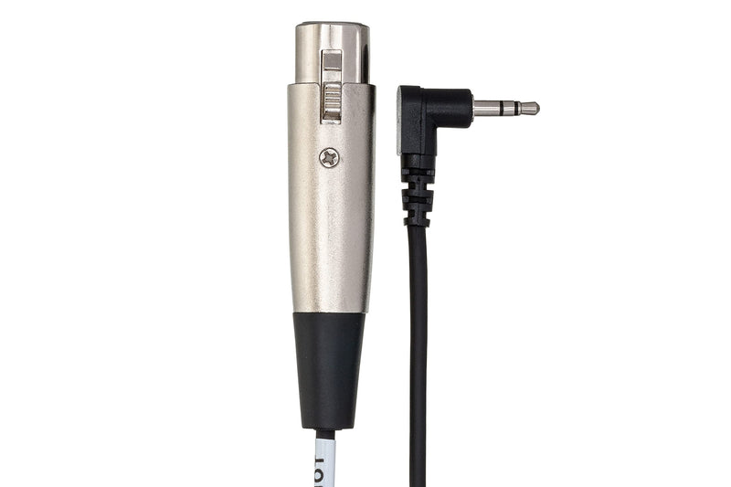 [AUSTRALIA] - HosaTech XVM-105F 5ft XLR3F to Right Angle 3.5mm TRS Microphone Cable 