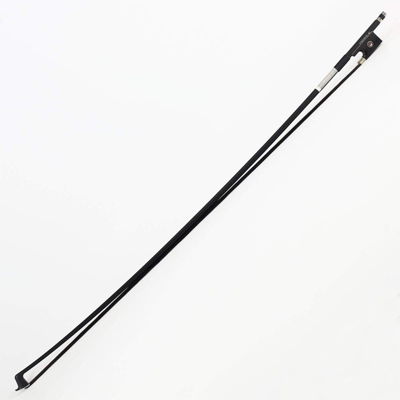 [AUSTRALIA] - Carbon Fiber Violin Bow 3/4 Size VINGOBOW 100VB 69 cm Three Quarters for Advanced Student Straight Parisian Eyes Ebony Frog Unbleached Mongolian Black Horse Hair Powerful and Wild Tone Smooth Screw 