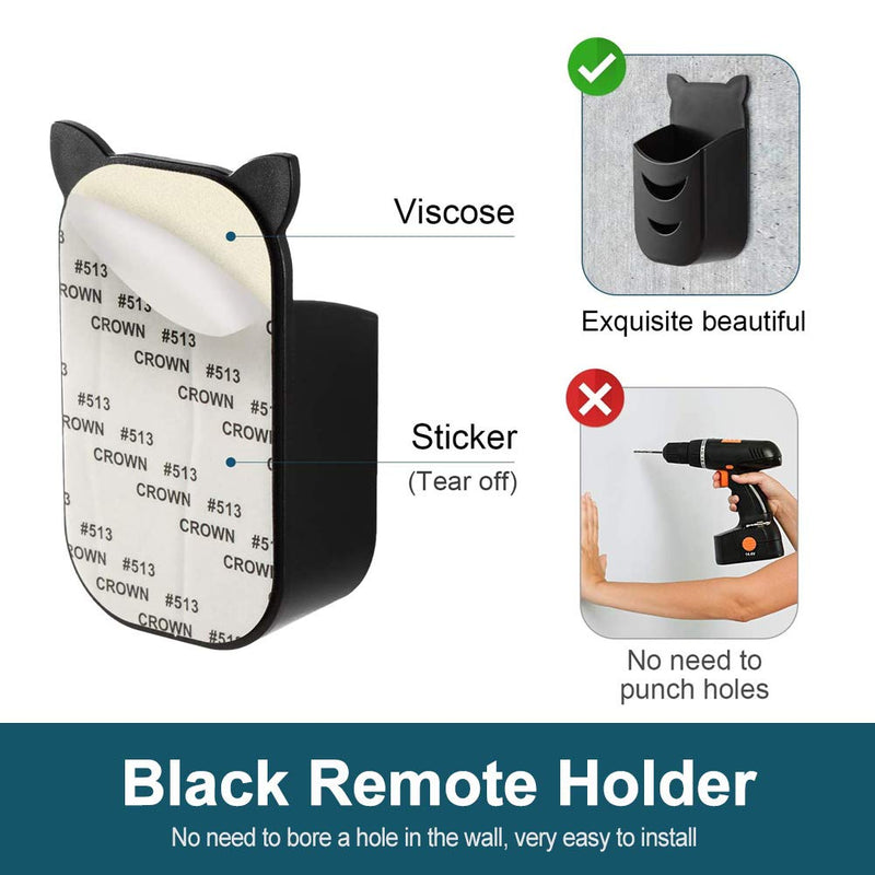 Replacement Remote Control Compatible with Hitachi Roku TV 55R7 43R80 49R80 50R8 55R80 65R80 65R8 60R70 X490077 with Remote Holder (Black)