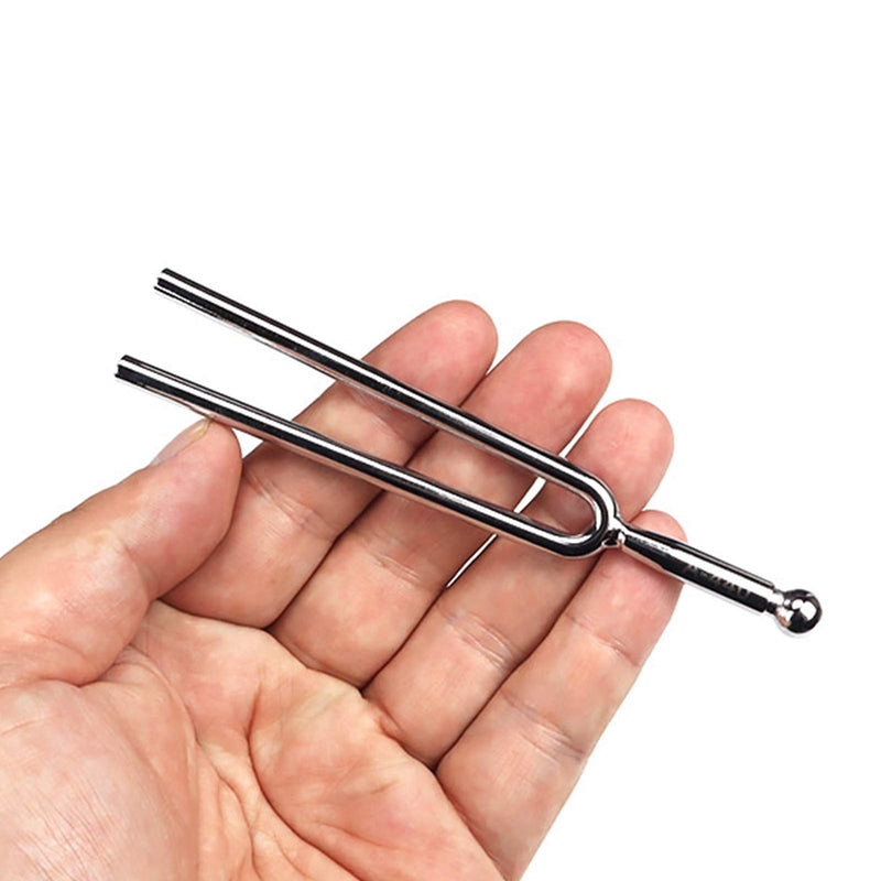 WIFUN 440Hz A Tuning Fork, Stainless Steel Music Tuning Fork Standard Tuning Fork with Ball on Handle for Violin Guitar Instrument