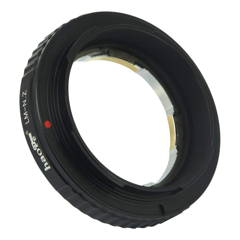 Haoge Manual Lens Mount Adapter for Leica M LM, Zeiss ZM, Voigtlander VM Lens to Nikon Z Mount Camera Such as Z6 Z7