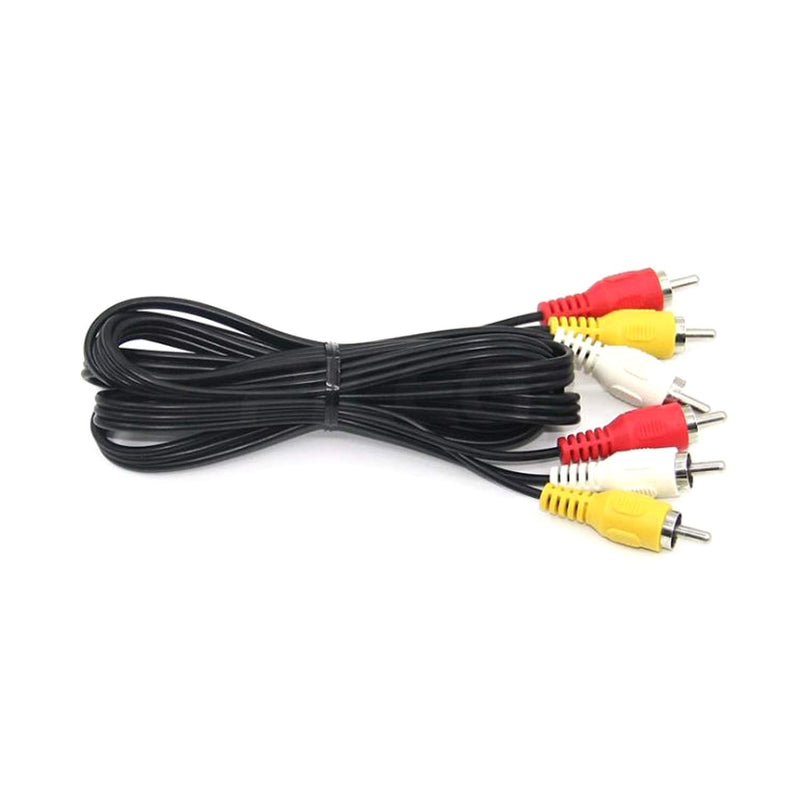 Lapetus 15FT RCA Audio/Video Composite Cable DVD/VCR/SAT Yellow/White/red connectors 3 Male to 3 Male 15FT RCA Audio/Video 3 Male to 3 Male