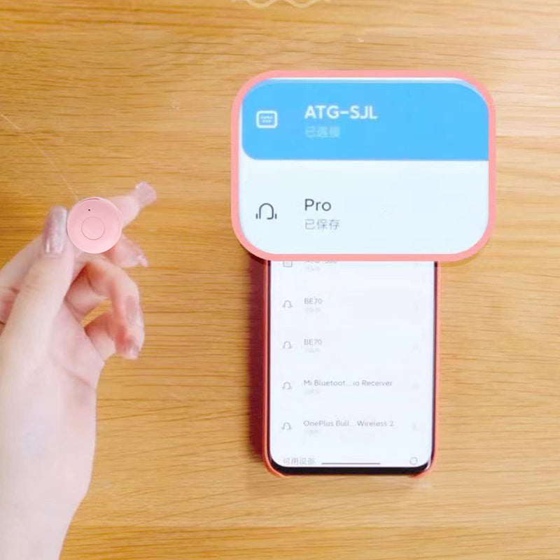 TikTok Remote Control App Page Turner, Wireless TIK Tok Scrolling Ring, Bluetooth Camera Video Recording Remote Shutter, Candy Color Silicone FingerRemote (Pink) Pink