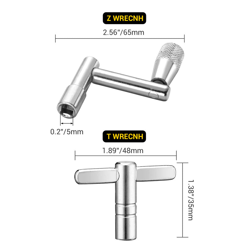 Facmogu 23PCS EVA Material Cymbal Replacement Accessories, Cymbal Stand Tubes, Drum Cymbal EVA Pads Include Wing Nuts, Washers, Cymbal Sleeves & Drum Key - Green