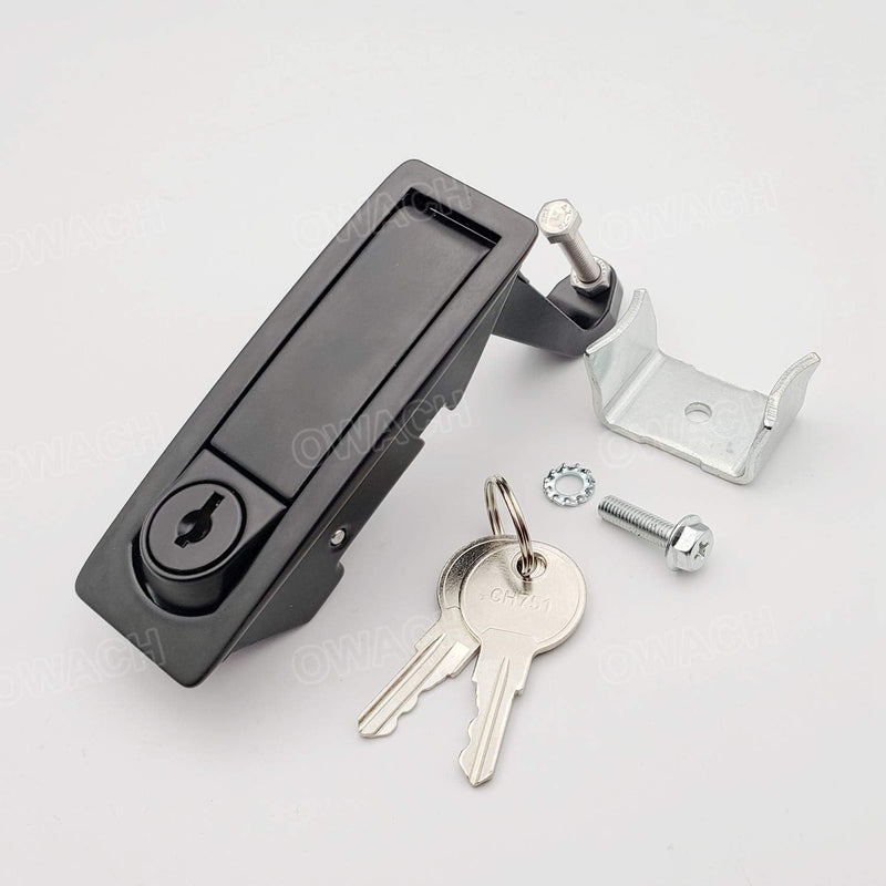 OWACH 2 Pack Compression Latches (AL-919-2L) Flush Lever Adjustable Grip Range 0.91"-1.81", Replace C2-33-25 (with Locking, Grip Range 0.91"-1.81") With locking, Grip Range 0.91"-1.81"