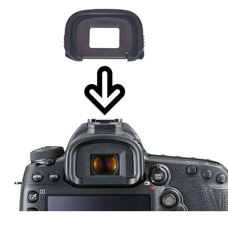 5d iv Eyecup Viewfinder for Canon EOS 5D Mark IV III 5DR 5DS, 7D 7D Mark II Camera & Hot Shoe Cover(2+2 Packs), Replaces Canon EG