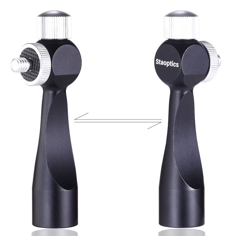 Staoptics Binocular Tirpod Adapter Quick Release 1/4-20Inch Threading Detachable Universal Mount Accessories for 8x40 8x42 10x50 10x56 12x50 12x60 15x60 15x70 25x70 etc Roof and Porro Zoom Binoculars Connection Screws X2