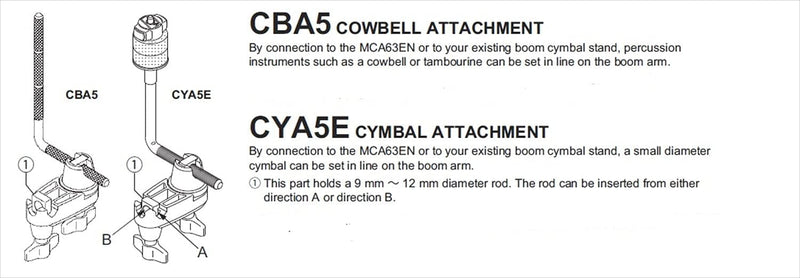 Tama CBA5 Cowbell Attachment