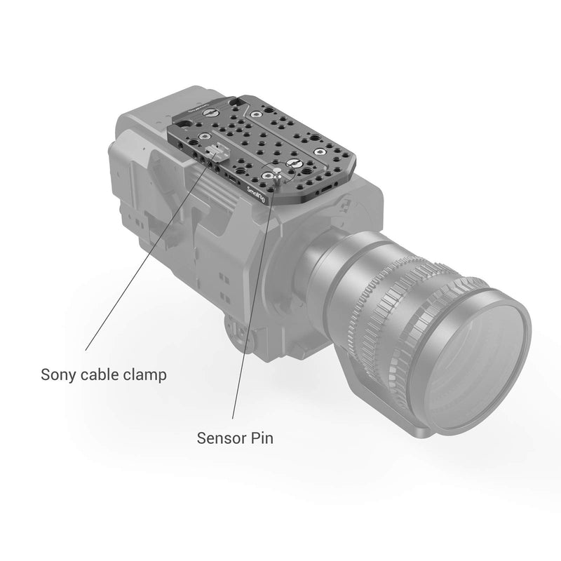 SmallRig FX9 Camera Top Plate Kit for Sony PXW-FX9 Full-Frame Camera System Compatible with Sony Top Handle - 2839