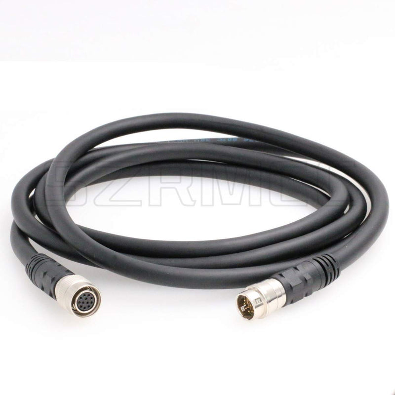 SZRMCC Hirose 12 Pin Male to 12 Pin Female Extension Cable for Sony Panisonic Hitachi Industrial CCD Camera (2m) 2m
