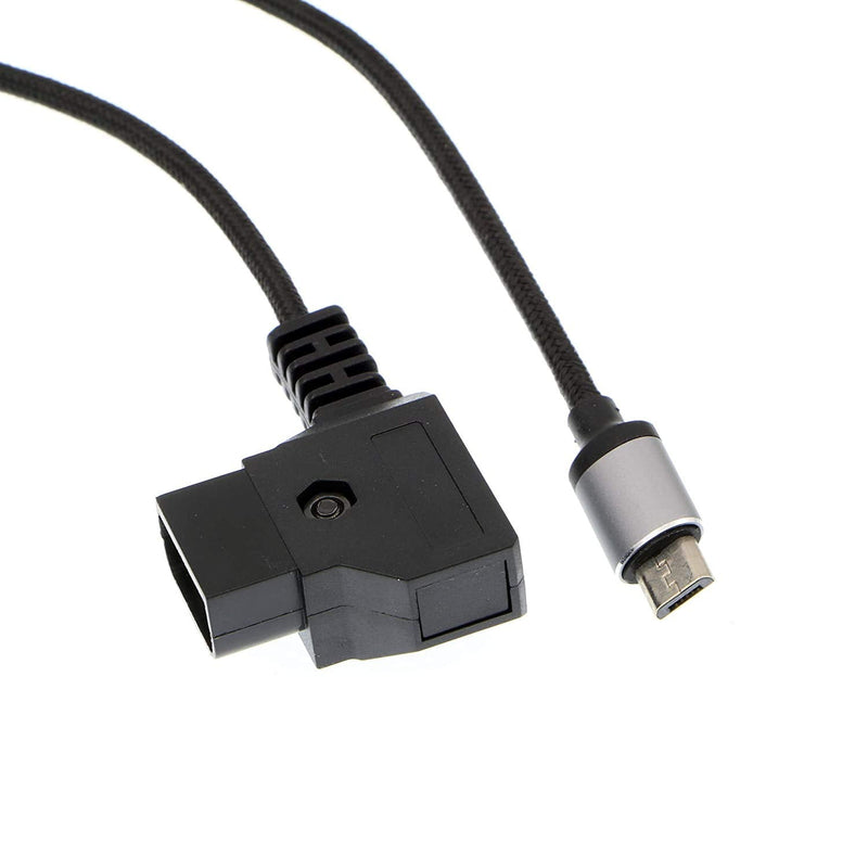 Uonecn Micro USB to D Tap Male Motor Power Cable for Tilta Nucleus Nano USB Cables