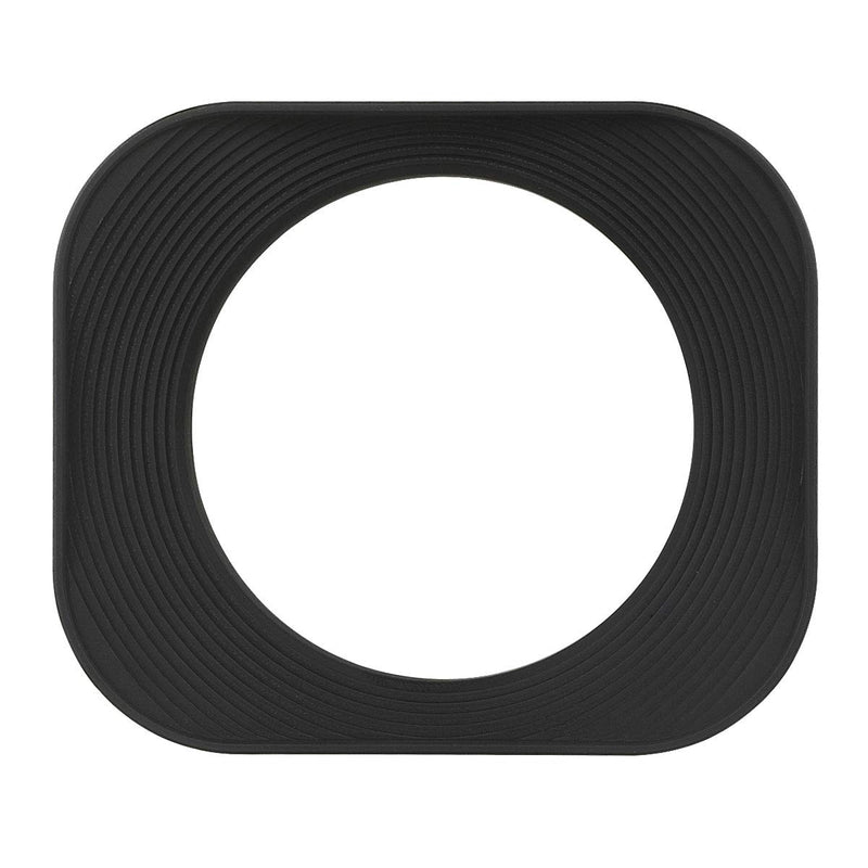 Haoge LH-E2T 49mm Square Metal Screw-in Lens Hood with Cap for Sony RX1 RX1R RX1RII Camera, Sony E 20mm f2.8, 28mm f2, 30mm f3.5, 35mm f1.8, 50mm f1.8, TE 24mm F1.8, 55mm F1.8, TFE 35mm F2.8 Lens
