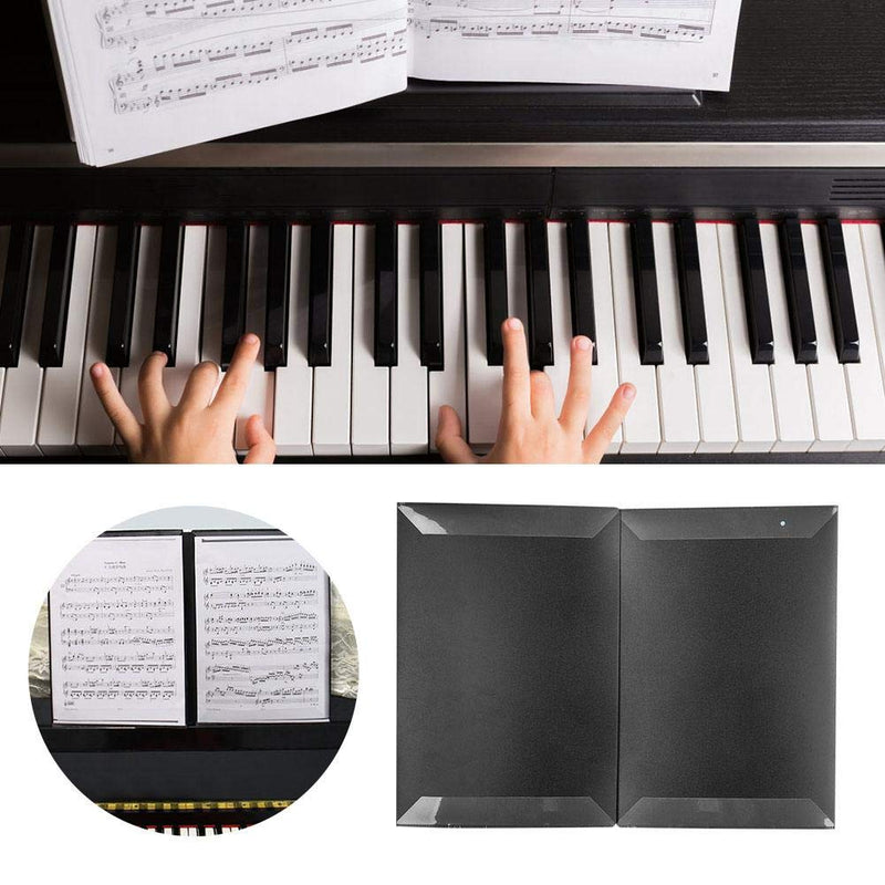 A4 Size Sheet Music Folder,Song Sheet Holder 6 Pages Waterproof Piano Music Score for Guitar Violin Expansion Clip