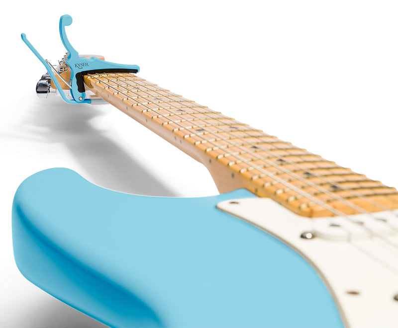 Fender x Kyser Quick-Change Electric Guitar Capo (Daphne Blue) Daphne Blue