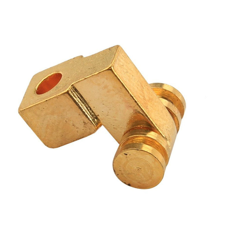 Musiclily Vintage Roller Guitar String Guides for Fender Strat Stratocaster Tele Telecaster Electric Guitar, Gold(4 Pieces)