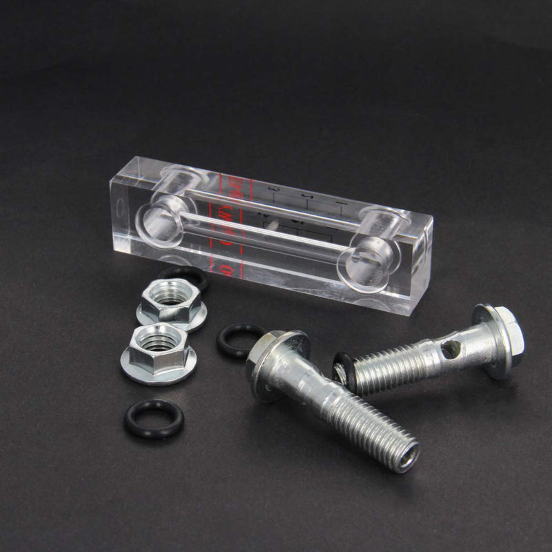 [AUSTRALIA] - Othmro 1Pcs XYW-60 Flowmeter Acrylic Plexiglass Level Gauge Oil Level Gauge, Water Level Gauge, Liquid Level Gauge Display Flowmeters for Machinery Power Metallurgy Shipping Construction 