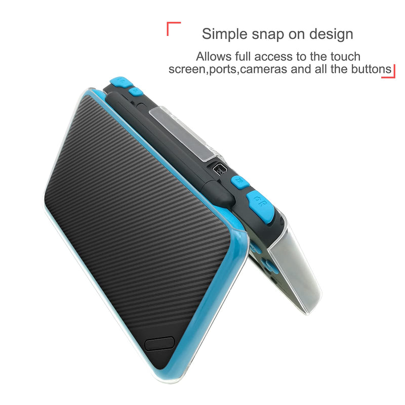 Cover Case for New Nintendo 2DS XL,Crystal Clear Case for New Nintendo 2DS XL