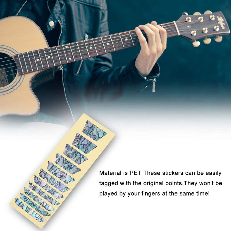 Guitar Fretboard Note Sticker, 0.04mm Electric Guitar Fretboard Decals for Beginners