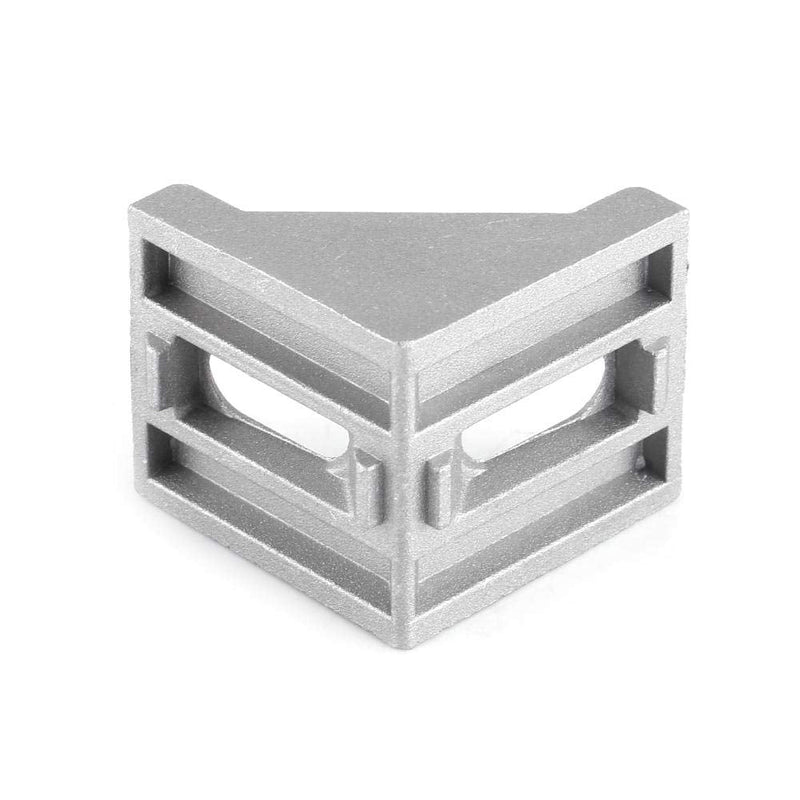 Yosoo Right Angle Brace Fastener Bracket, 5Pcs 40x40mm L Shape Corner Connector Aluminum Alloy Shelf Support Bracket