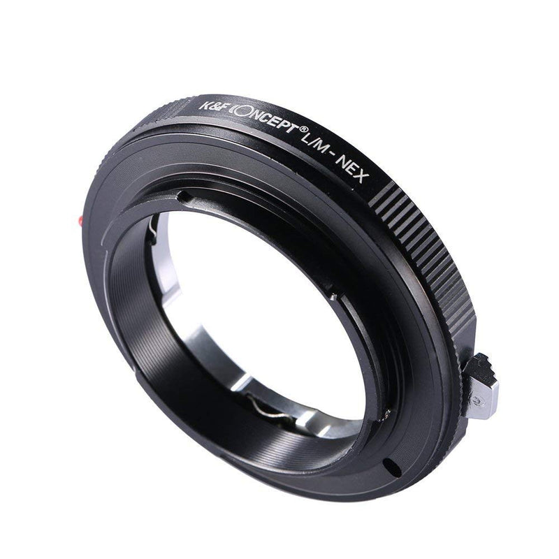 K&F Concept LM to NEX Adapter Compatible with Leica M Lens to Sony Alpha Nex E-Mount Camera Lens Mount Adapter