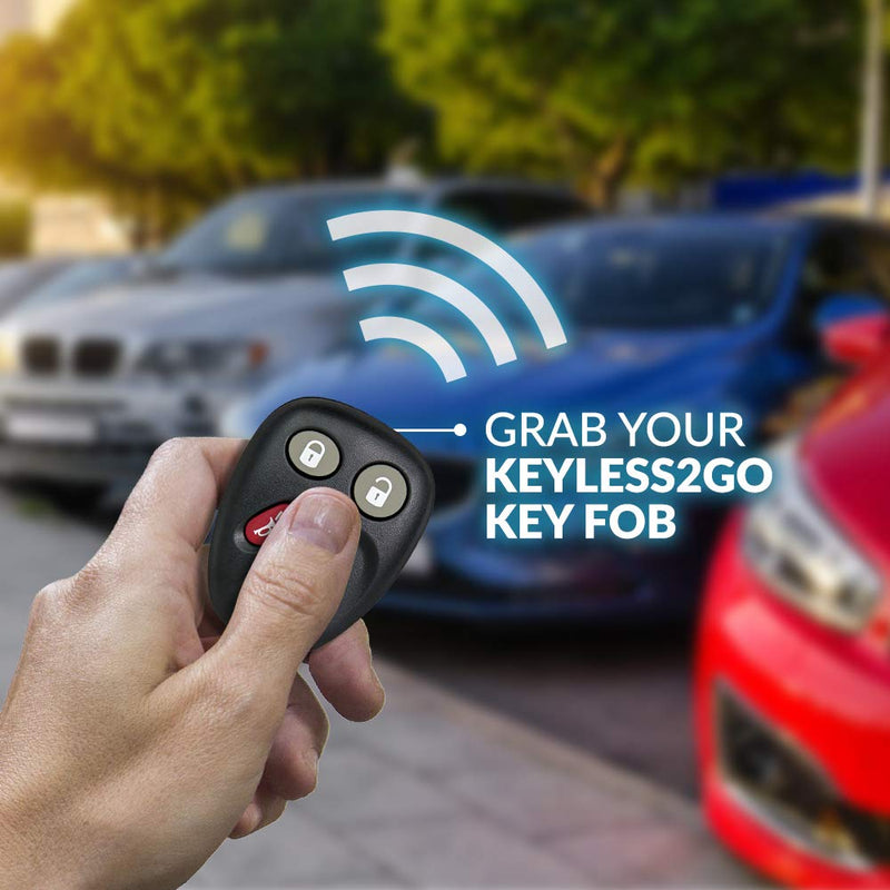[AUSTRALIA] - Keyless2Go Replacement for Keyless Entry Envoy Trailblazer Ascender Bravada MYT3X6898B - 2 Pack 