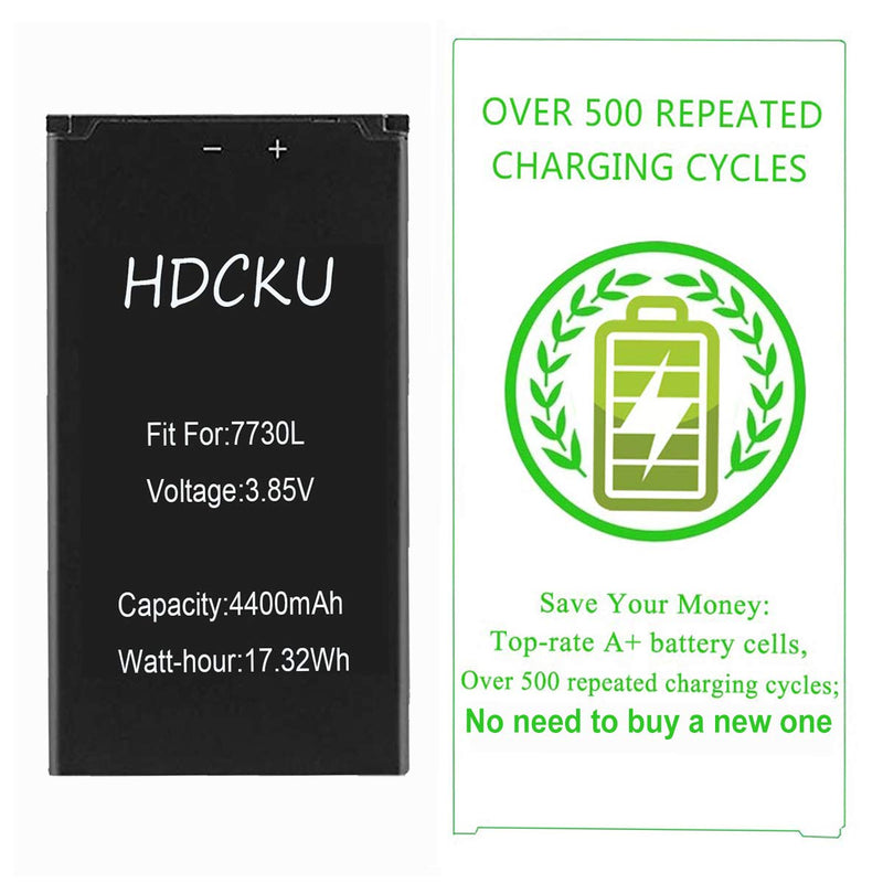 HDCKU Battery Replacement for Verizon Novatel Jetpack MiFi 7730 7730L Mobile Hotspot P/N: 40123117 Spare Replacement Battery