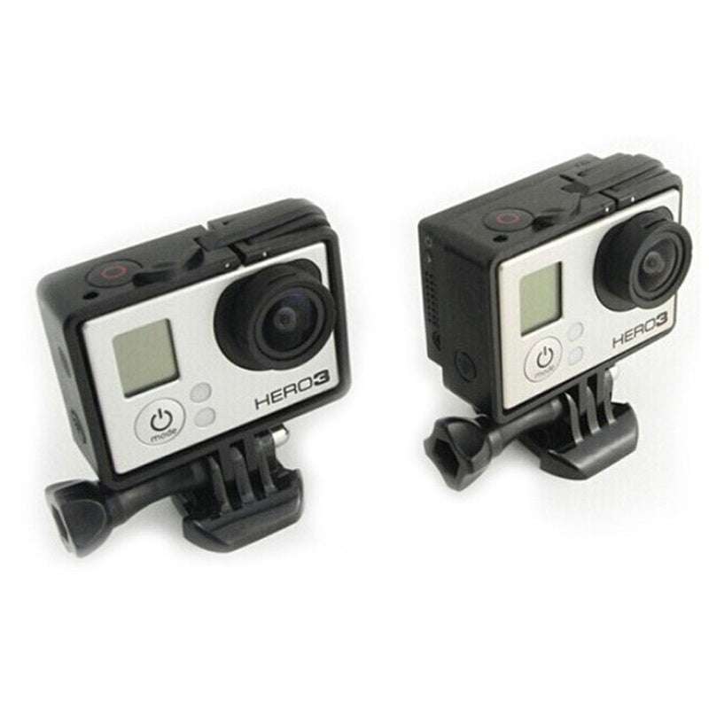 [AUSTRALIA] - Glorich Frame Mount for GoPro Hero 4, Hero 3+, Hero 3 Plus, Hero 3 Standard Frame/BacPac Frame / 2 in 1 Frame Mount (2015 Latest Version Compatible with Camera-only, Camera Mounted with LCD BacPac) 