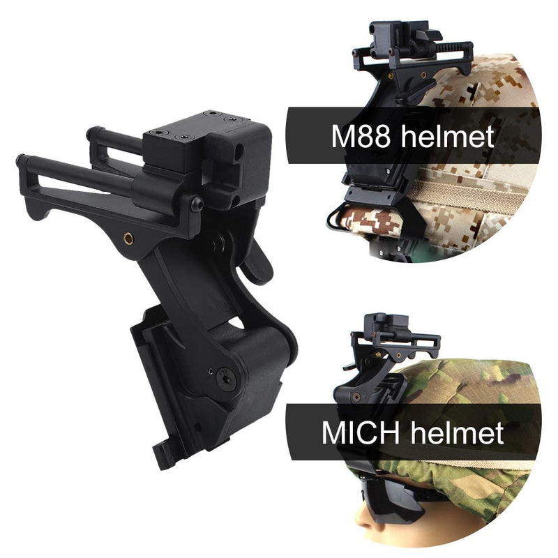 Ladieshow Metal Helmet Mount M88 MICH NVG Mount Adapter for Night Vision Sight PVS-14
