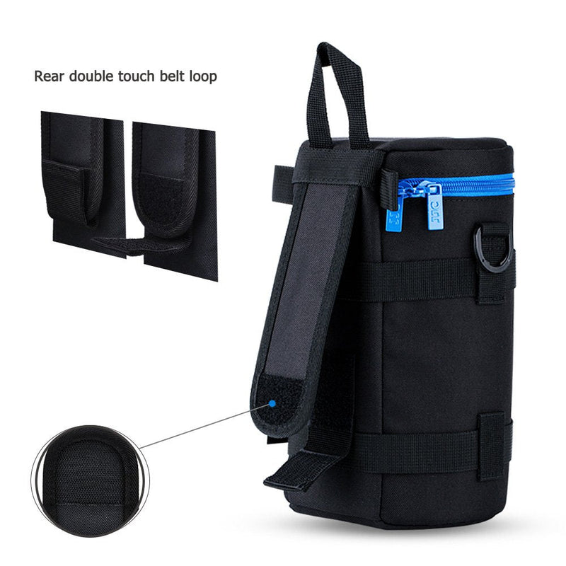 JJC Deluxe Lens Case Pouch for Canon EF 100-400mm f4.5-5.6L IS USM/EF 70-200mm f2.8L IS II USM,Nikon AF-S Nikkor 70-200mm f2.8/AF-S Nikkor 80-200mm f/2.8G and other Lenses below 4.45" x 9.45"(D x L) XXXL Size