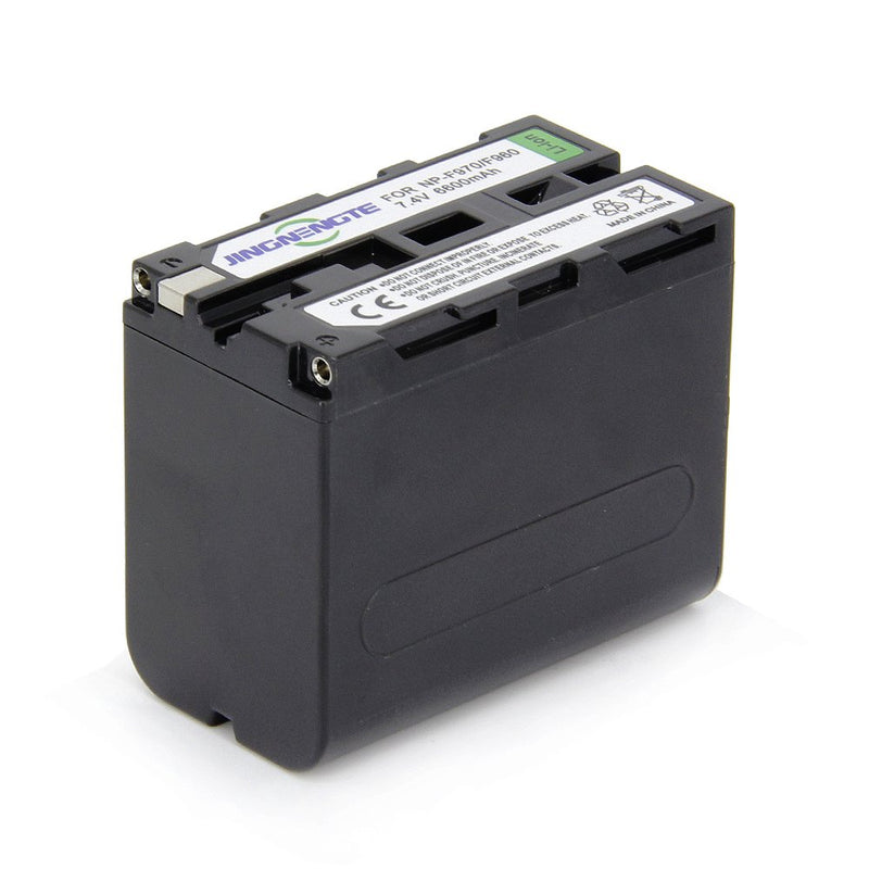 JINGNENGTE Camcorder Batteries NP-F970 6600mAh For Sony NP-F975 NP-F960 NP-F950 F550 work with Sony DCR-VX2100, DSR-PD150, DSR-PD170, FDR-AX1 HDR-AX2000 HDR-FX1 HDR-FX7 HDR-FX1000