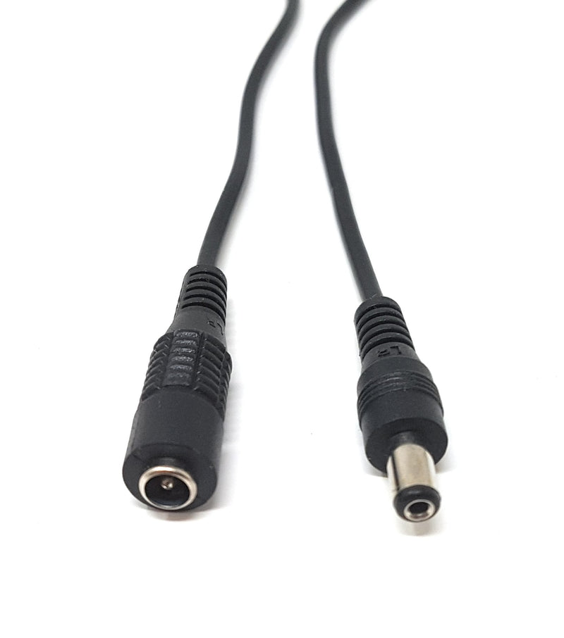 MainCore 1.5m long 2.1mm x 5.5mm DC Power Extension Extender Cable Lead Compatible With Effect Pedal, Keyboards, Electric Piano, Synthesizer, Sequencers, Computers, Tone Generators, Drum Machines