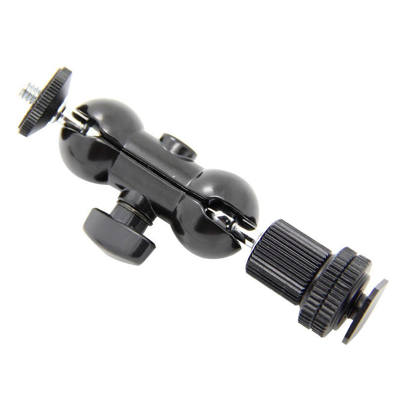 CAMVATE 360°Swivel Ball Head w/1/4 Screw + Hot Shoe Mount for DSLR Camera DV LED Light - 1161