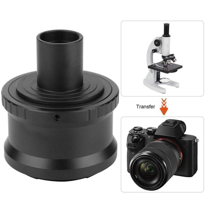 Bindpo T2-NEX Lens Mount Adapter Ring, Aluminium Alloy Camera Microscope Eyepieces Converter Adapter for T Ring 23.2mm to for Sony NEX Mount Camera