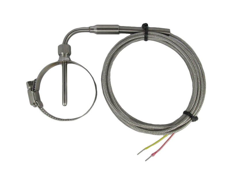Exhaust Gas Temperature Sensors K Type Adjustable Insert Length with Clamp (1~2 Inch)