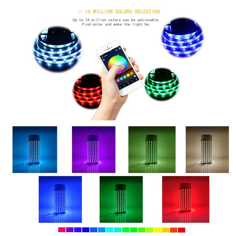 [AUSTRALIA] - 32.8 feet Bluetooth Music Light bar, Waterproof Light bar Synchronized with Music SMD 5050 300 LED chip, RGB Light bar Remote Control, Color-Changing Light bar Controlled by Smartphone Application. 