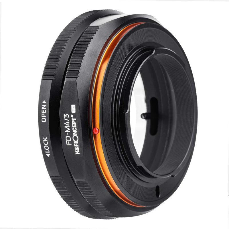 K&F Concept FD to M4/3 Lens Mount Adapter Ring with Matting Varnish Design for Canon FD Lens to Micro Four Thirds M43 Olympus Pen and Panasonic Lumix Cameras FD-M4/3