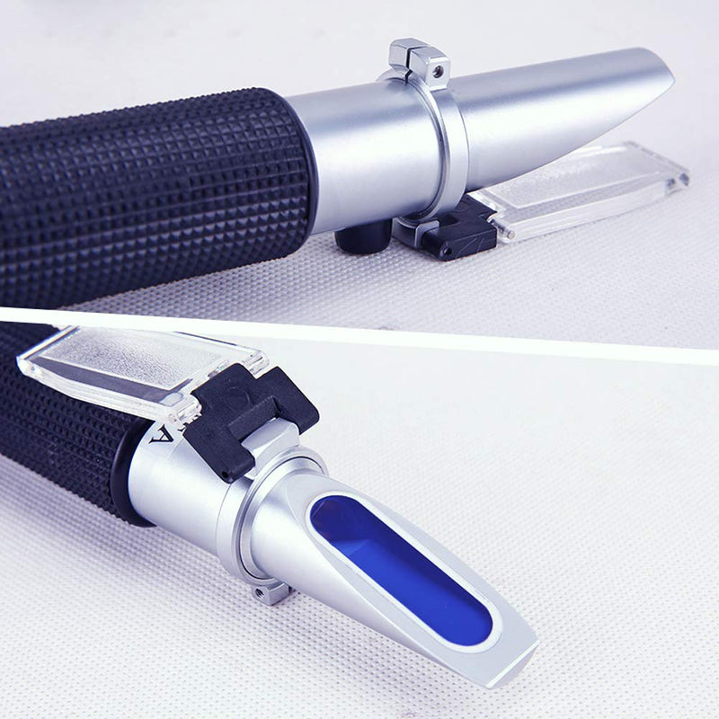 4-in-1 DEF Antifreeze Coolant Refractometer for Automobile Antifreeze System, Diesel Exhaust Fluid, Battery Acid and Windshield Washer Fluid