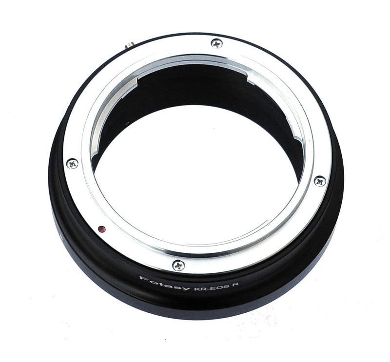 Fotasy Konica AR Lens to Canon RF Mount Metal Adapter, KR Lens EOS R Adapter Ring, Konica AR EOS RP Adapter, fits Konica AR Lense & Canon EOS R Mirrorless Camera EOS R/RP/Ra / R5 / R6 Konica AR- EOS R