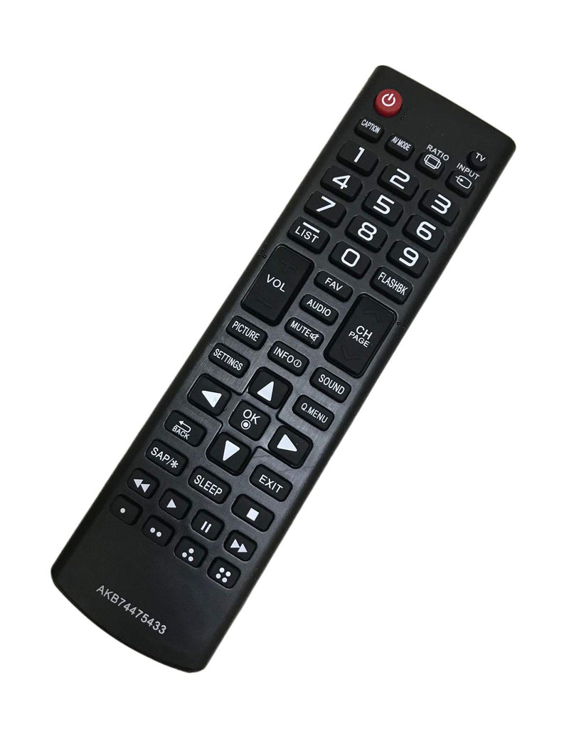 BOMAZ Replacement Remote Control for LG 24LJ4840 32LJ500B 32LJ500-UB 43LJ5000 43UH6030 49LJ510M-UD Smart LED TV