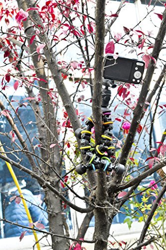 [AUSTRALIA] - Polaroid Snap and Wrap Flexi Color Tripod with 360° Rotating Ball Head - Flexible Vertebrae-Like Legs & Rubberized Feet for Endless Conforming Ability & Sure Grip 