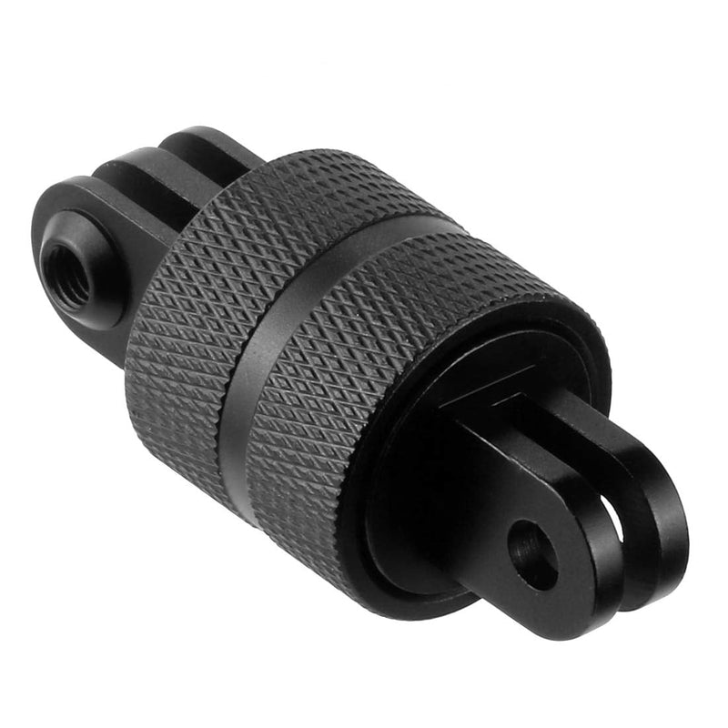 FEICHAO 2Pcs 360 Degree Universal Swivel Mount CNC Rotating Tripod Adapter Head Pivot Arm Connector Compatible for Gopro Hero Series/Session 8.0 5 4 / Fusion and Other Action Camera