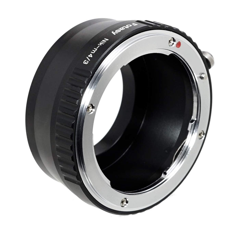 Fotasy Manual Nikon Lens to M43 Adapter, F Mount MFT Converter, fit Olympus E-PL8 E-PL9 E-M1 E-M5 E-M10 I II III E-PM2 E-PM1 Pen-F E-M1X/ Panasonic G7 G9 GF8 GH5 GX7 GX8 GX9 GX85 GX80 GX850 G90 G91