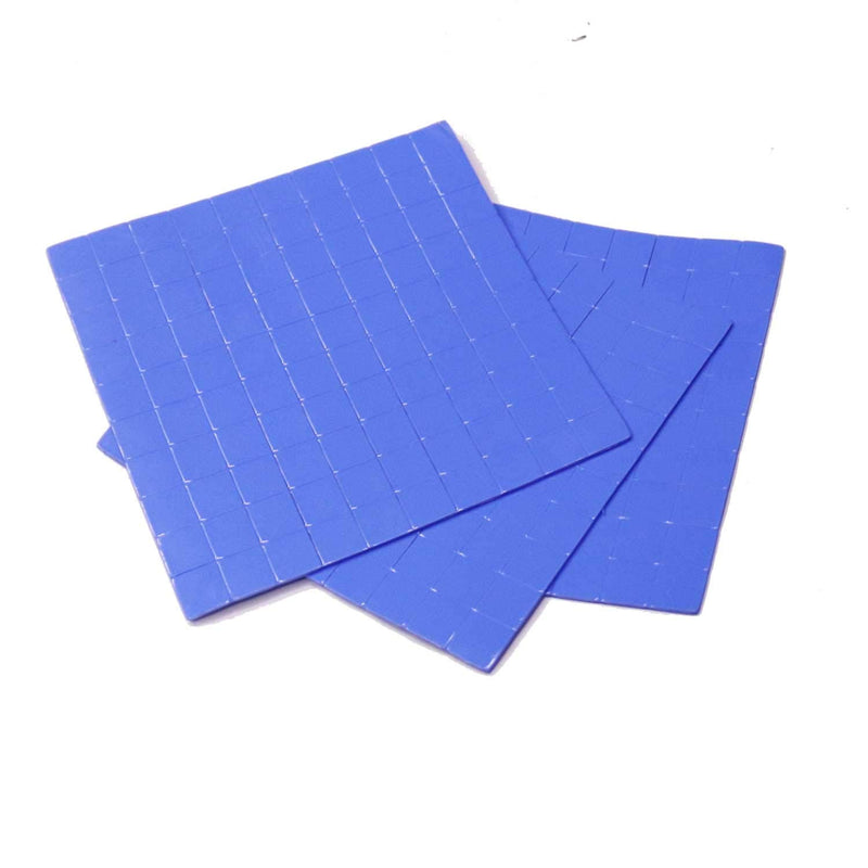 Smalloo 300Pcs 10x10x1mm Soft Silicone Thermal Conductive Pads Heatsink IC Chipset Northbridge for SSD/CPU/GPU/LED/IC/Raspberry Pi/Chipset Cooling