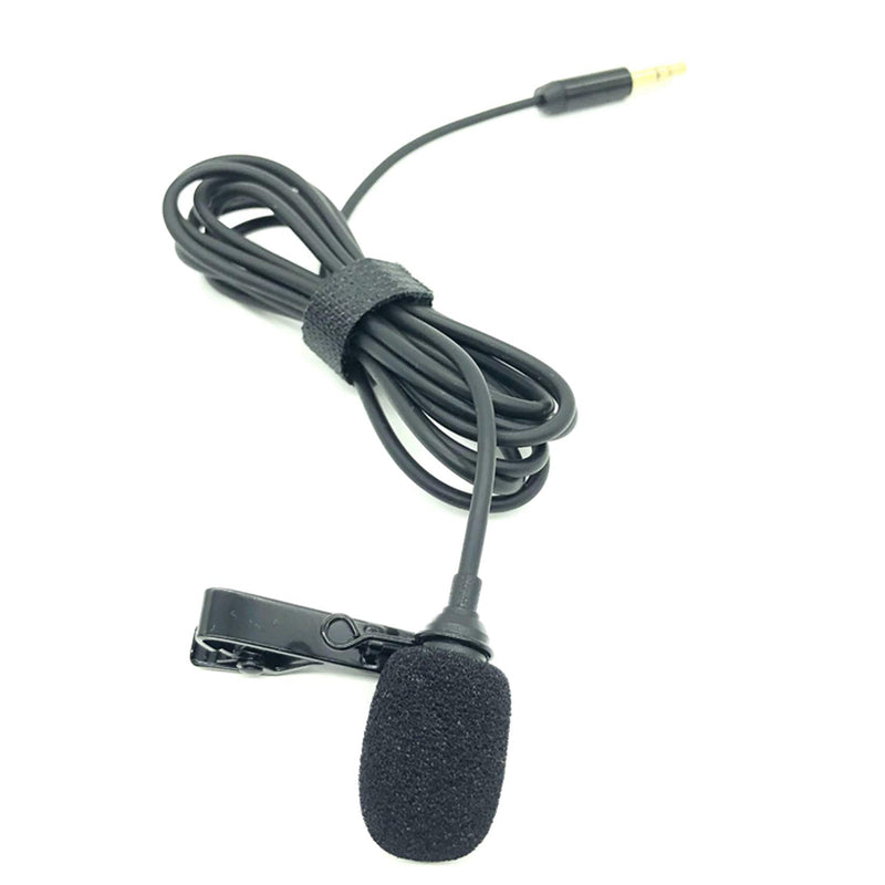 Hensych 3.5mm Collar Microphone Recording Mic USB Microphone with Clip 1.5M Line for Fimi Palm 2