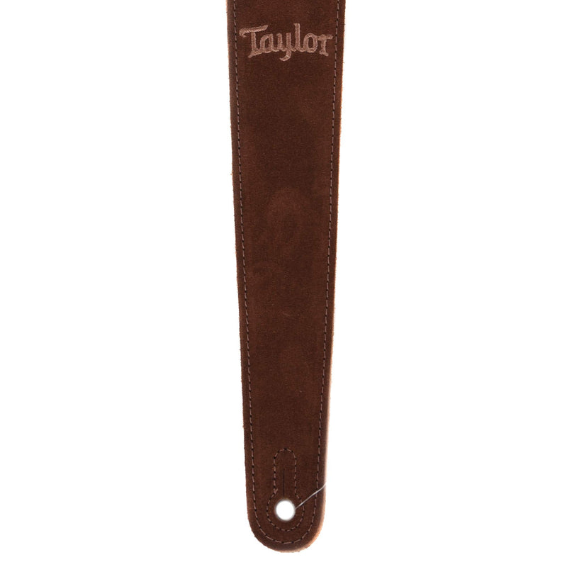 Taylor Guitars Chocolate Suede Logo Guitar Strap