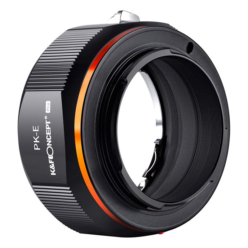 K&F Concept Lens Adapter for PK K Mount Lens to Sony NEX E-Mount with Matting Varnish Design, Compatible with Sony NEX-3 NEX-3C NEX-3N NEX-5 NEX-5C NEX-5N NEX-5R NEX-5T PK-NEX