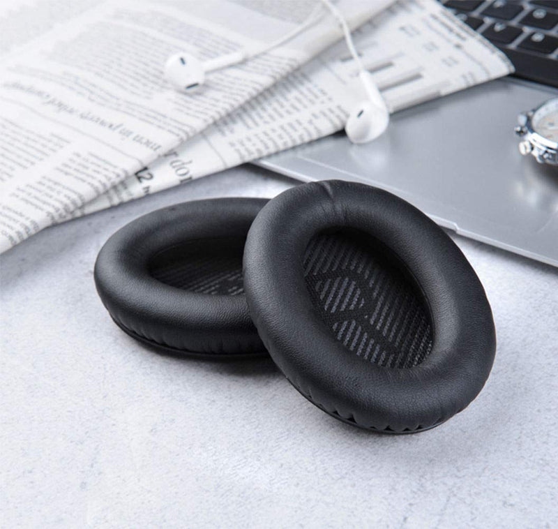 [AUSTRALIA] - Headphones Replacement Ear Pads,for Bose Quietcomfort QC15 QC25 QC35 35 ii (Black) Black 