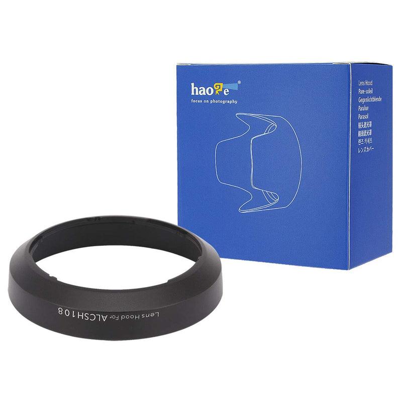 Haoge Bayonet Lens Hood Compatible with Sony a DT 18-55mm f/3.5-5.6 SAM SAL-1855 and Sony a DT 18-70mm f/3.5-5.6 SAL-1870 Lens Replaces Sony ALC-SH108